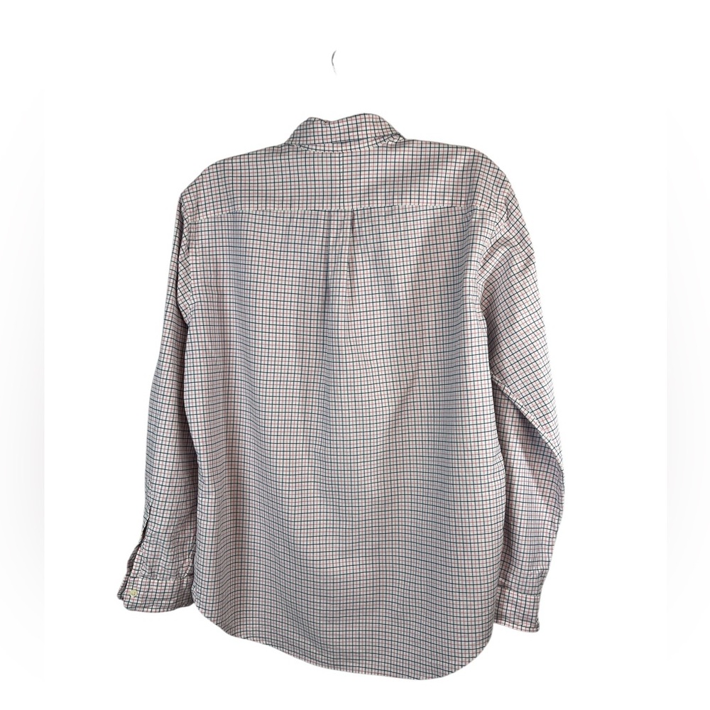 Ralph Lauren men’s classic fit white blue and‎ pink plaid long sleeve button L - Picture 4 of 5